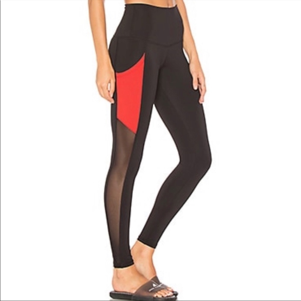 Beach Riot Laura mesh leggings with pockets